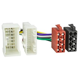 Radio Adaptor Cable for Dacia 2012 Onwards, Renault ab 2012 Smart from 2014 to 16-Pin ISO Standard