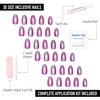 Glamnetic Press On Nails - Berry Fizz | Short Oval,