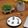 Nature's Mark Mini Zen Garden Kit for Desk with Rake,