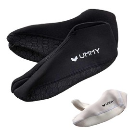 UMMY Diving Fin Socks 2mm Belly Short Tabi (S, White)