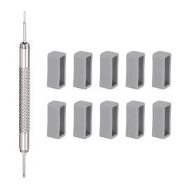 sourcing map Rubber Watch Strap Strap Holder with Spring Bar Tool for Watch Strap Repair, 16 mm