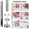 3/16 Inch Grommet Tool Kit, Preciva 440Pcs Grommets Eyelets Sets