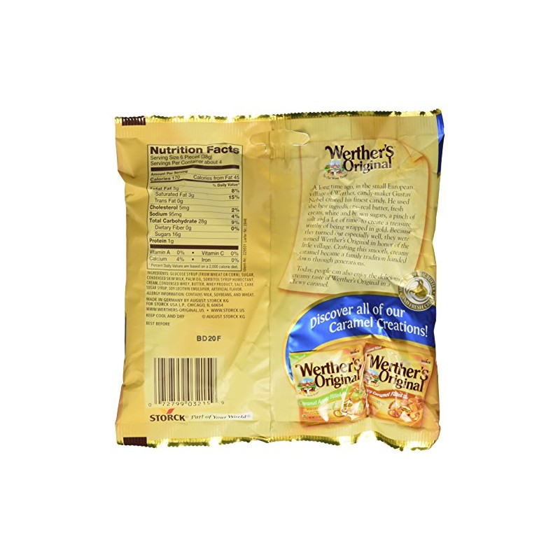 Werther's Original, Chewy Caramels 5 Ounce (2 Pack)