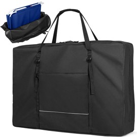 GRAOSO Carrying Bag for Folding Chair, Storage Case Fits for Beach Chair, Zero Gravity Lounge Chair, Director Chair, Folding Walker/Wheelchair, Great for Camping, Travel, Outdoors, Black