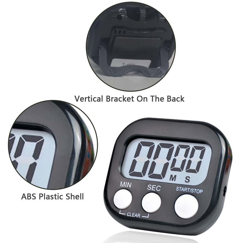 Nayubo Small Digital Timer for Kitchen Cooking Baking Sports Office