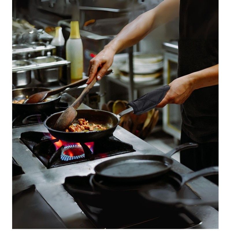 cobalt planet Skillet Handle Cover Pan Handle Cover Pot Holder