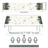 Aisybaklyn Table Runner Modern Table Runner Outdoor Christmas Elk Pattern