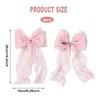 Gudalea Large Hair Bow Clips for Women, Pack of 4,