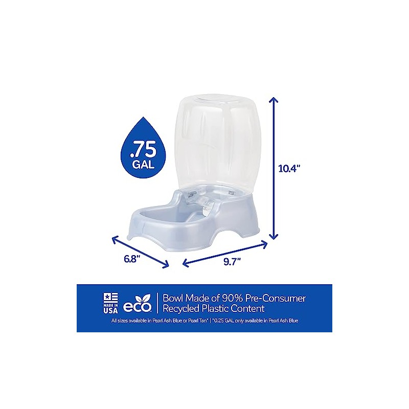 PETMATE Pet Cafe Pet Waterer, 14 GAL, Pearl Lady Pink,