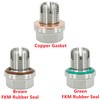Dsnaduo M14.1-1.25 x 15mm Oversize Piggyback Oil Drain Plug, Stainless