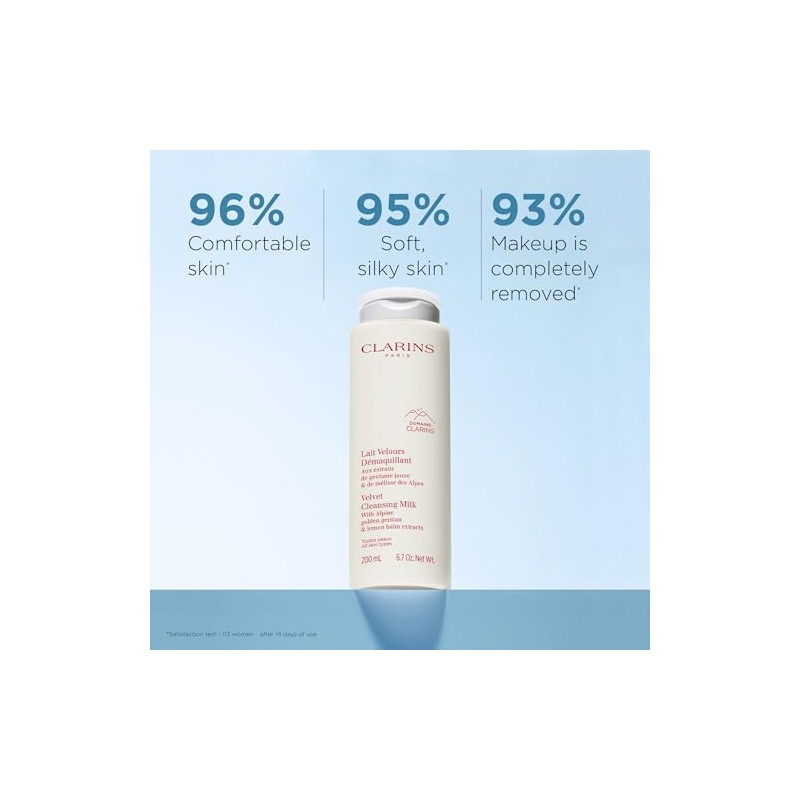 Clarins Cleansing milk velvet for women by clarins