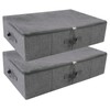 iwill CREATE PRO Pack of 2, Rigid Underbed Storage Boxes