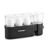 Cloer 6020 Eierkocher, bis zu 3 Eier, herausnehmbarer Eierträger, Servierfunktion,