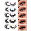 JIMIRE Eyelashes Fluffy 5D Natural False Eyelashes 5 Styles Mixed