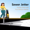CHAVOR Pressure Washer Sewer Jetter Kit, 50 FT Hydro Drain