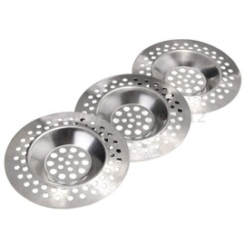 3PC SINK STRAINER PLUG HOLE WASTE