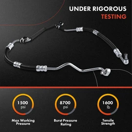 A-Premium Power Steering Pressure Line Hose Assembly Compatible with Dodge Charger 2011-2017 & Chrysler 300 2011-2014, V6 3.6L V8 5.7L