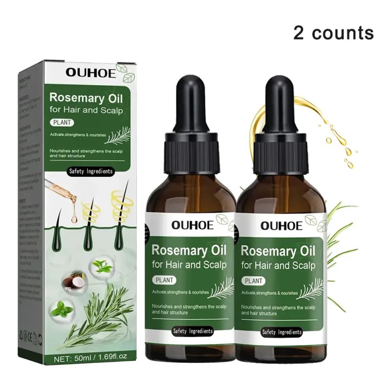 Aceite De Romero Ouhoe Para Cabello Y Cuero Cabell