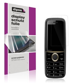 dipos I 4x Schutzfolie klar passend für Cellecor A1 Folie Displayschutzfolie, Ultra-Dünn, Case-Friendly, Fingerprint-Kompatibel