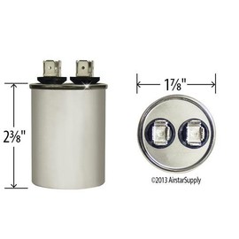 Janitrol B945672 Replacement - 12.5 uf / Mfd 370 / 440 VAC AmRad Round Universal Capacitor , Made in the U.S.A.