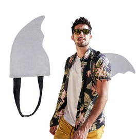 Goiern Shark Costume, Shark Fin, Grey Shark Costume, Fish Costume, Easy to Wear Shark Accessories, Shark Fin Costume for Adults, Cosplay, gray