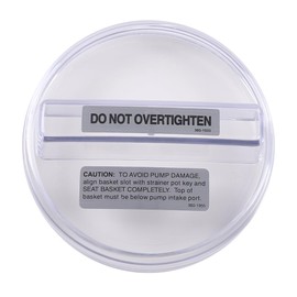 CROSSDESIGN Clear Pool Pump Strainer Lid 1121-1429 Fit Lomart Ultra Promega 3, Embassy High Performance Pump and Doughboy Powerline XP