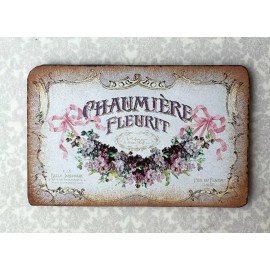 The Happy Little Home Miniature Dollhouse French COTTAGE FLOWERS vintage perfume Advertisement 1:12