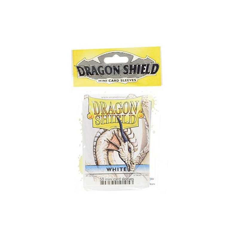 Dragon Shield Sleeves Pack (50 Sleeves, Small, White)