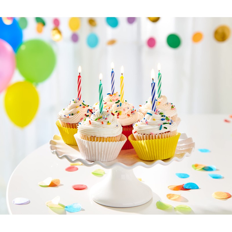 American Greetings Birthday Candles, Large Multicolored Spiral (36-Count)