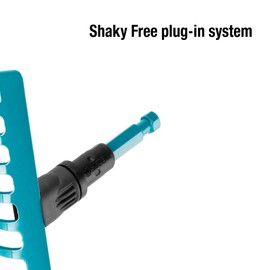 Gardena combisystem rake: garden rake for floor work such as cleaning, roughening and leveling, working width 18.5 cm, 10 teeth, for combisystem stems, stem recommended length of 130 cm (3185-20)