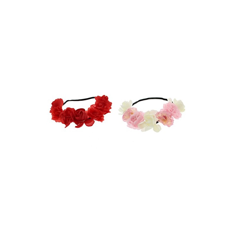 Zac's Alter Ego 2 Elasticated Hair Garlands with Large Colourful