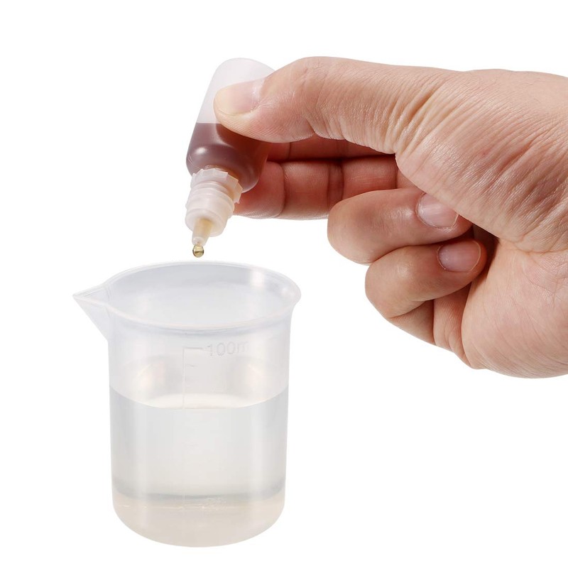 uxcell Plastic Dropper Bottles, 5ml/0.17 oz Empty Squeezable Dropper Bottle