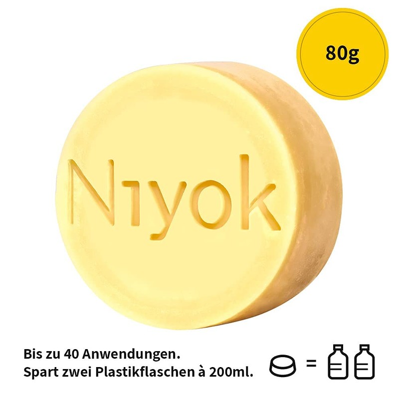 Niyok® 2-in-1 Solid Shampoo and Conditioner | Skin-neutral pH 5.5