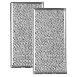 Vaticas Microwave Grease Filter Fit for GE CVM519P2P8S1 CVM519P2P9S1 CVM521P2M5S1 CVM521P2M6S1 CVM721M2N8S5 DVM7195BL5TS, Replace WB02X35491 AP6985256 PS12749195 EAP12749195, 2PCS