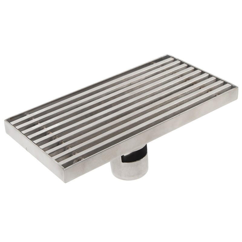 304 Stainless Steel Linear Shower Drain Thickened Lengthened 8 Inch