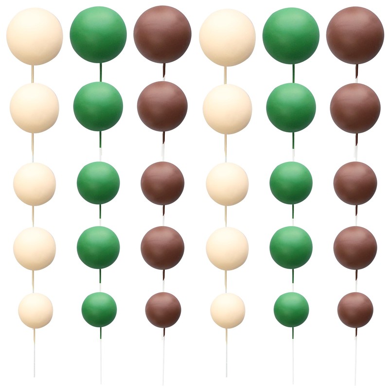 Ephlyn - Juego de 30 piezas para decoración de bolas,