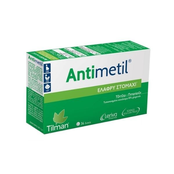 Tilman Antimetil Ginger Extract for Light Stomach 36 tablets
