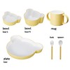 tak KIDS DISH Gift Box Cutlery Bear Yellow/Tack Kids Dishes