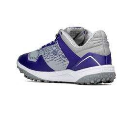 Boombah Viper Pureknit Women's Turf Smoke Gray/Purple/White/Gray - Size 8