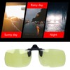 Polarized Clip On Glasses Day Night Duel Use Portable Polarized