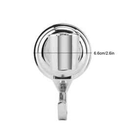 Oumefar Shower Head Holder Wall Mounted Suction Cup Shower Head Holder Handheld Shower Head Holder for Home with Towel Hook