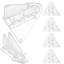 Gadpiparty 6pcs Sliding Door Lock for Boy Girl Safety Patio Door Lock Easy Installation for Versatile Use for Pets and Boys and Girls