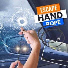 GANPUB 3 Types Car Window Glass Breaker Bracelet Wrist Strap Tool Escape with Tungsten Rescue Emergency Self Bead Rapid Carbide Car Window Breaker Window Breaker