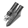 Moran Quick Release Leather Watch Bands Deployment Butterfly Buckle Calfskin