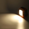Orange Portable Rechargeable Work Light LED Flood Lights Folding Stand