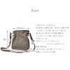 Gratante abb-g0035 Genuine Cowhide Leather Drawstring Shoulder Bag Women's Shoulder