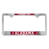 Elektroplate Alabama Crimson Tide Crystal Metal License Plate Frame