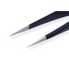 Scotle Tweezers ESD Anti-Static Coated 140 mm Long Straight Tip,