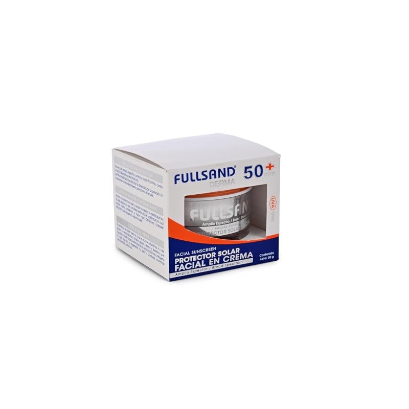 FULLSAND Derma Protector Solar En Crema Facial FPS 50+, Protección