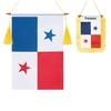 2 Pack Panama Wall Flags Banner, Mini Panamanian Hanging car